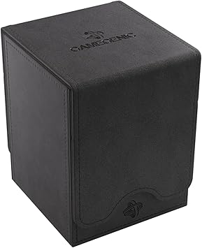 GameGenic Card Deck Box – Deck Box: Squire XL Black 100CT – Durable and Sturdy TCG, OCG Card Storage – Compatible with Pokemon Yugioh Commander and MTG Magic: The Gathering Cards