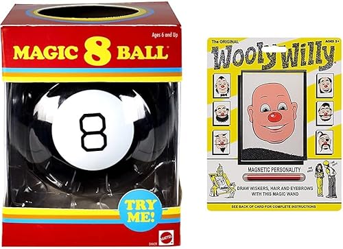 Juguete mágico de 8 bolas para niños, con temática retro, adivinador, haz una pregunta y da la vuelta para obtener respuesta exclusivo de Tienda y