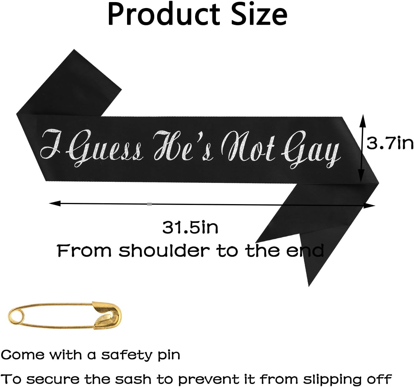 Funny Bachelor Party Sash, Bachelor Party Sash, Sliver Glitter Bachelor Party Ideas, Supplies, Gifts, Decorations and Favors