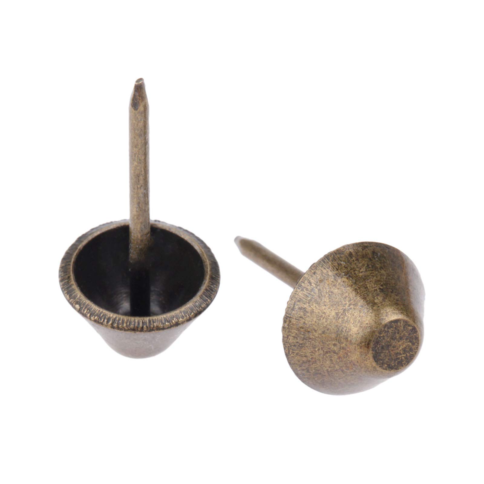 100PCS Antique Brass Upholstery Nail Jewelry Gift Wine Box Sofa Decorative Tacks