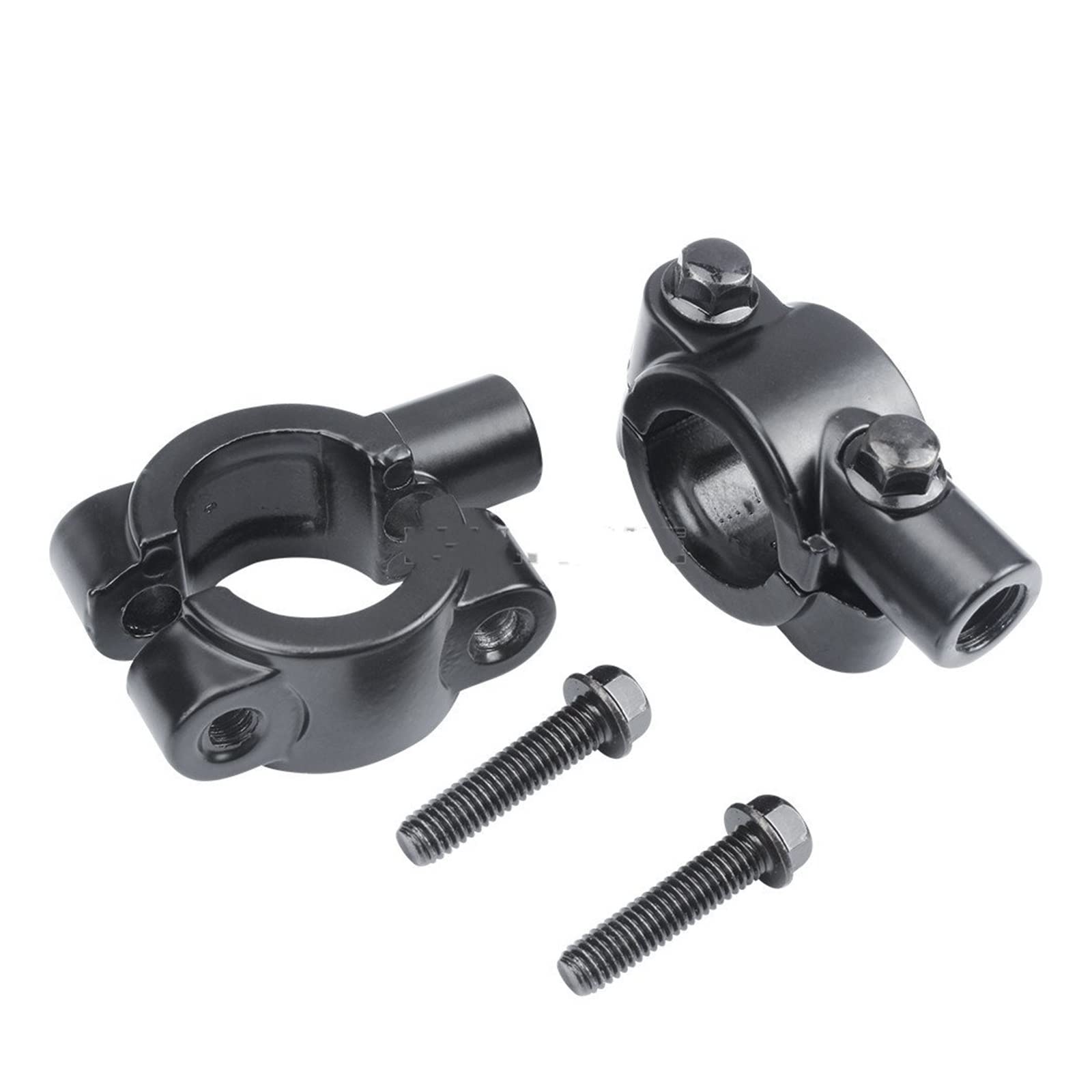 Rückspiegel Fahrradzubehör Fahrradrückspiegel Reflektor Verstellbarer drehbarer Lenkerspiegel Klarer Rückspiegel für Elektroroller Universal-Rückspiegel (EIN Set)