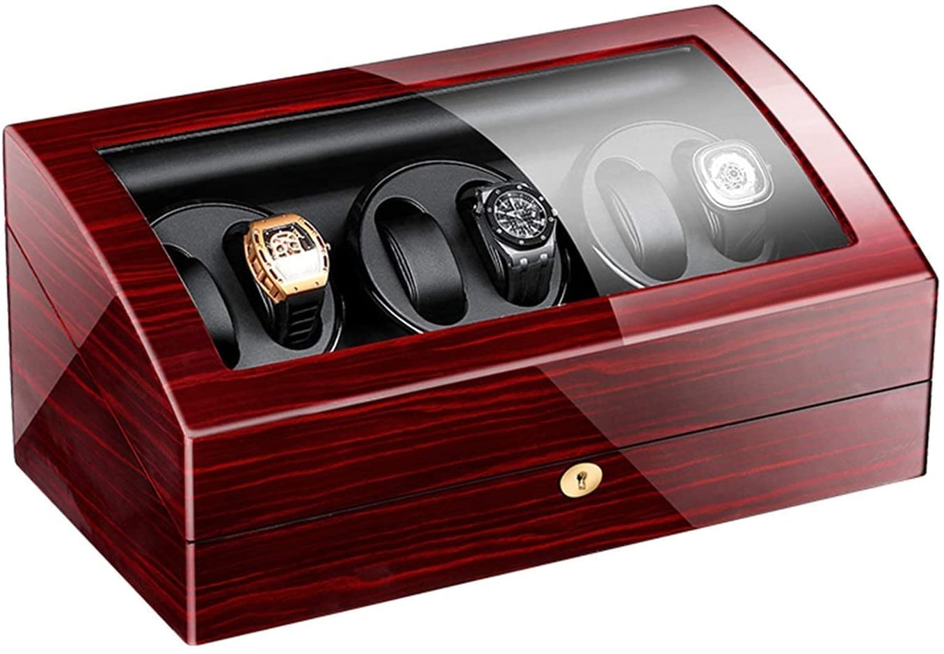 MYUYEE Automatic Watch Winder 6+7 Watch Winder Box Silent Engine Independent Controlled Settings Watches Display Storage It'S So Kind Of You (B)