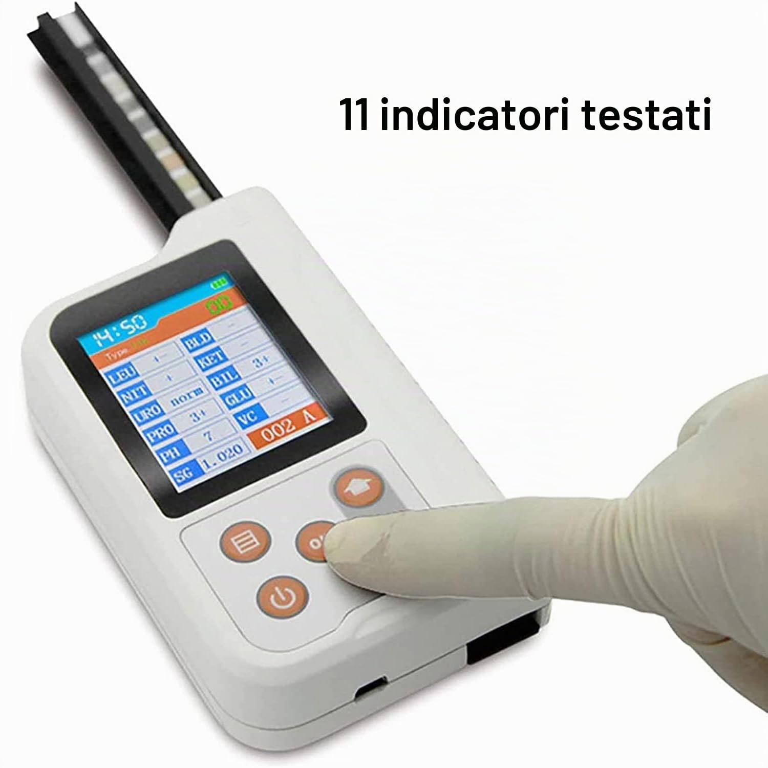 Analizzatore Digitale Delle Urine, Analizzatore Portatile Delle Urine Con 100 Strisce Reattive Per Il Test Del PH, Funzione Di Archiviazione Dei Dati, Ricaricabile Tramite USB, Strumento Per L'analisi