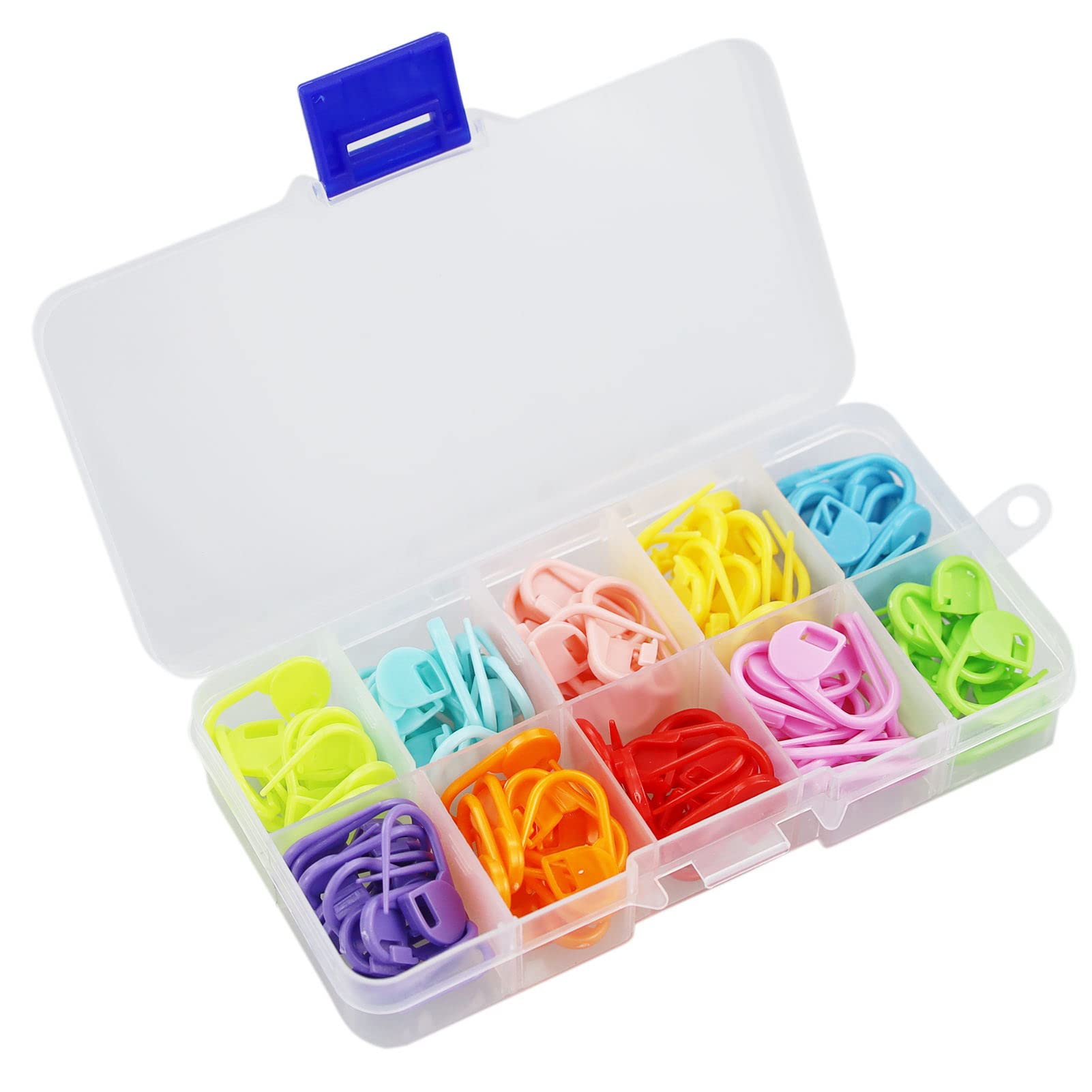 BetterJonny 240 Pennarelli Per Maglia E Uncinetto - 10 Colori, Segnapunti Con Scatola Portaoggetti