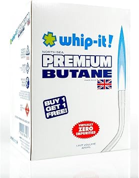 Whip-it! Premium - 420ml Cans - World's Purest Butane Made in The UK - B112