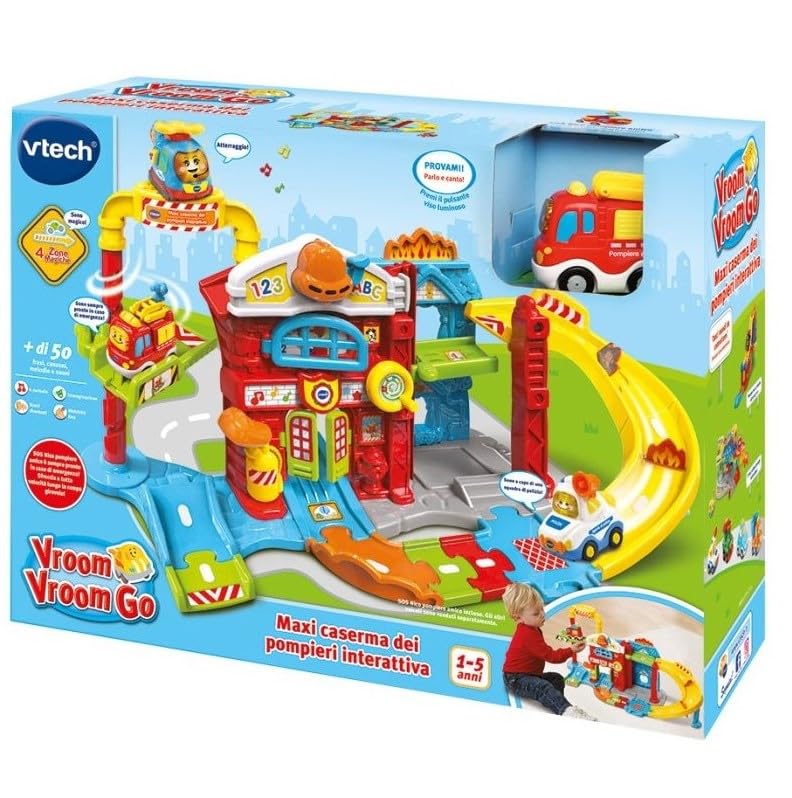 Vtech Vroom Vroom Go - Trampolino Acrobazie Estreme 3 In 1  Pista Macchinine Con Trampolino Outlet