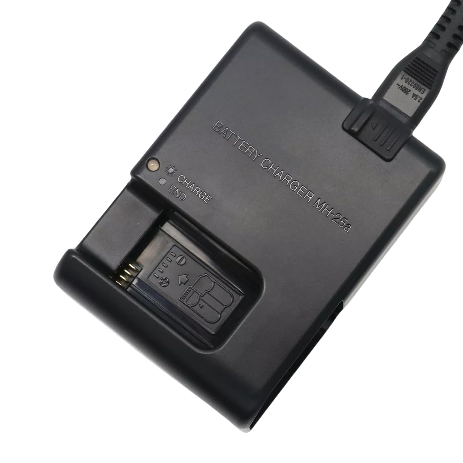 MH-25a - Caricabatterie compatibile con EN-EL15c EN-EL15 EN-EL15a EN-EL15b Batteria Nikon D850 D750 D7500 D7200 D7000 D7100 Coolpix Z5 Z6 Z7 D610 D600 D800 D80 10 Macchina fotografica & 100 cm AC Cord