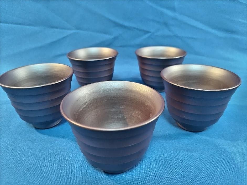 萬古焼 煎茶器 昇龍窯 阿久良 急須・湯冷まし・湯呑5客 セット