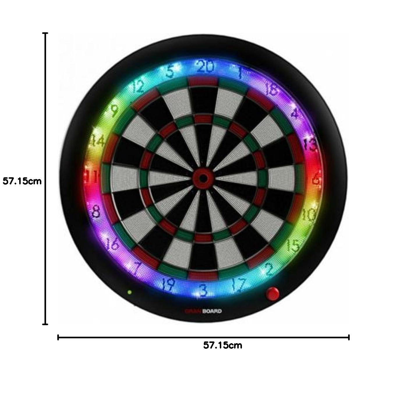 GRAN BOARD 3s LED Bluetooth tarcza do darta zielona ze specjalnym uchwytem i ChoukouTip50pics