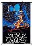 Tina Art 1977 Star A new hope Cool Large Framed Poster with hooks 24x36 INCH for gamer 90x60cm