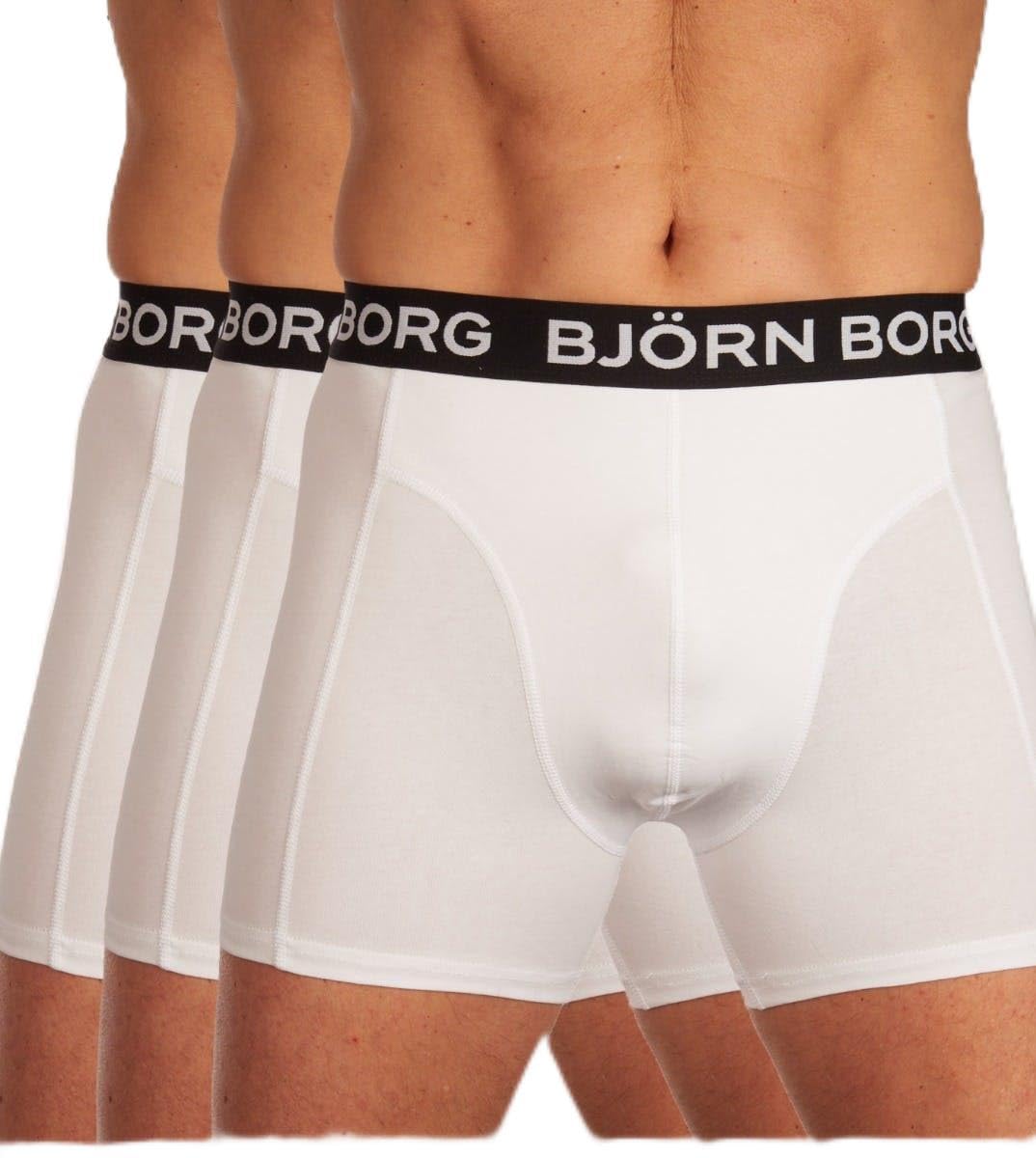 Björn Borg Essential Boxer 3p Ropa Interior de Hombres Hombre (Pack de 3)