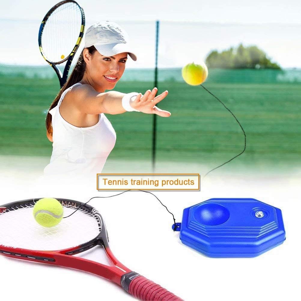 Hoperay Tennis Rebounder, 3 Trainer Balls with String + 1 Convenient mesh Carry Bag, Solo Practice Equipment, Ball Machine Portable Self Training Tool : Sports & Outdoors