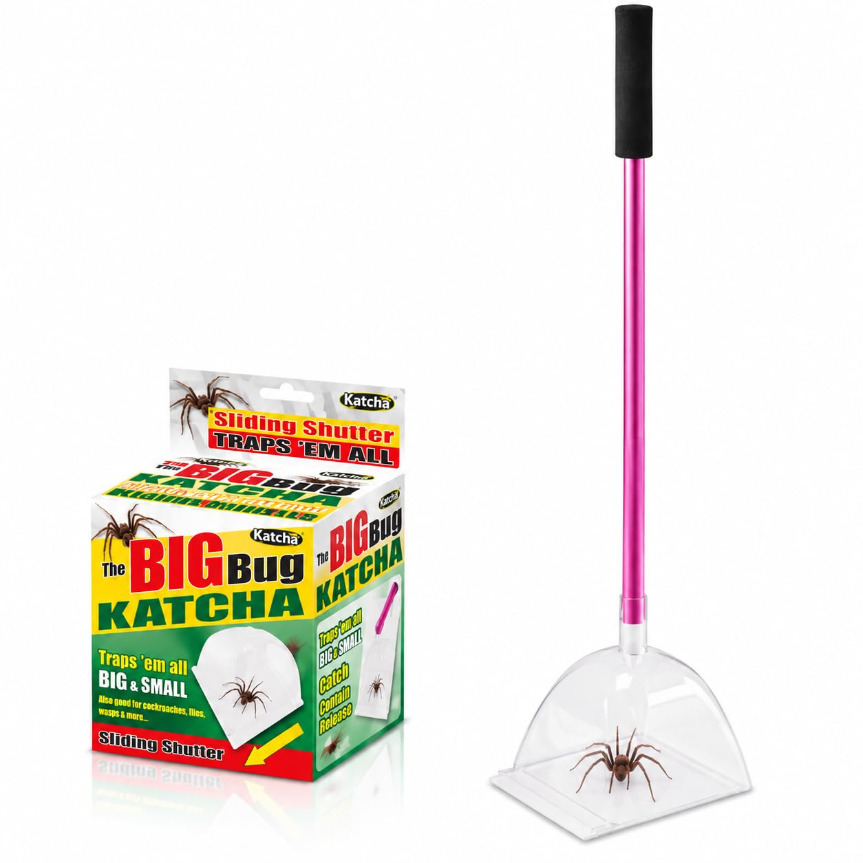 Katcha The BIG BUG Katcha PINK! Traps 'em all BIG & SMALL