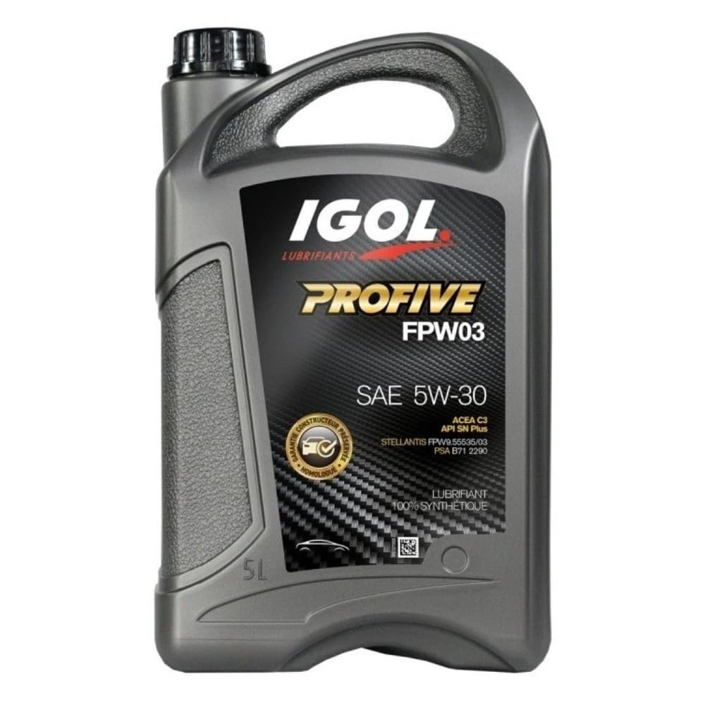 Huile moteur PROFIVE FPW03 5W-30 5L IGOL