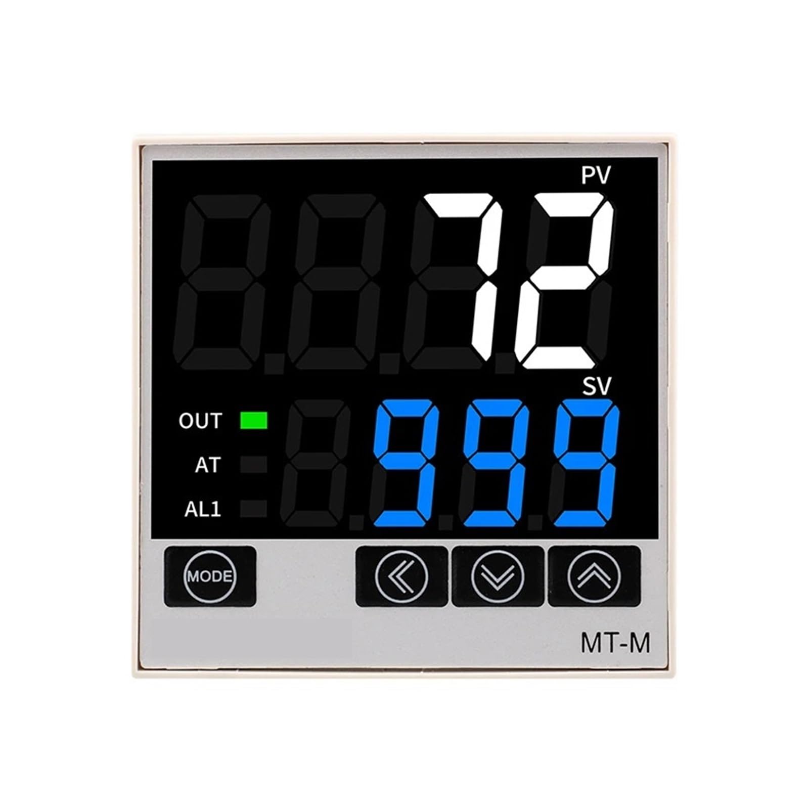 RWRAPS regolatore Temperatura pid Regolatore di Temperatura PID Digitale Relè/Termostato di Uscita SSR capacità Contatto 250V 3A Riscaldamento Raffreddamento Termocontrollore 72 * 72mm
