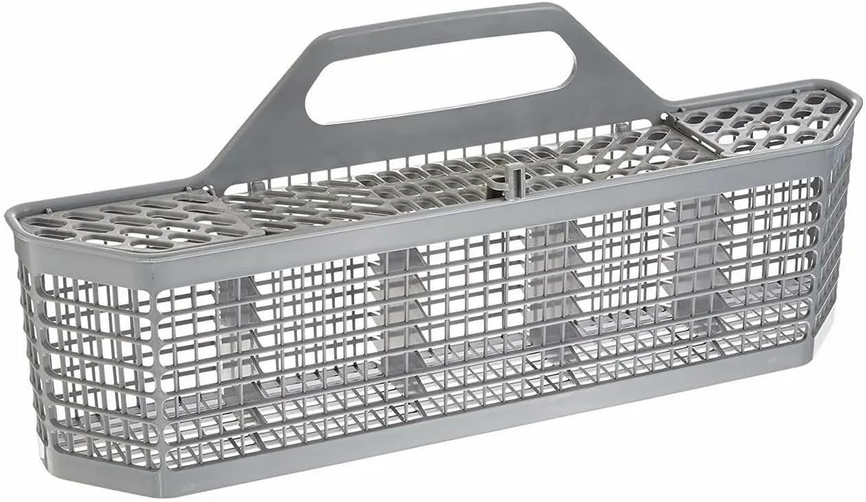 WD28X10128 Dishwasher Silverware Basket Replacement for GE Dishwasher Uensil Basket. Replaces Part Numbers AP3772889, 1088673, AH959351, EA959351, PS959351.