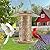 Solar Bird Feeder for Outdoors Hanging,Waterproof Metal Wild Bird Feeder for Finch,Cardinal,Blue Jay Solar Garden Lanterns with S Hook as Gift for Women Mom,Bird Lovers (Large Feeders)