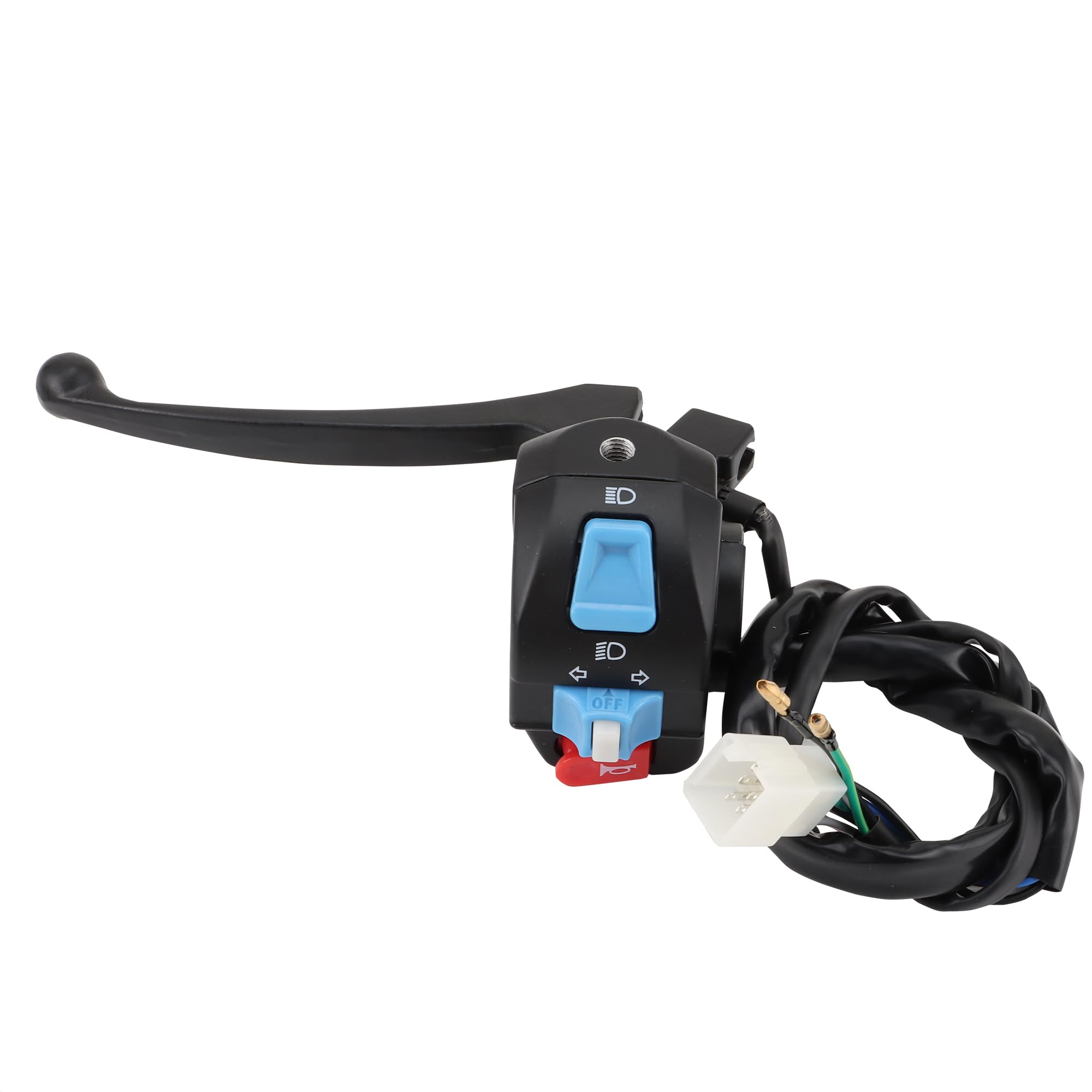 Mando de manillar de 10 cables para reparar luces y claxon de moto de 50cc 8