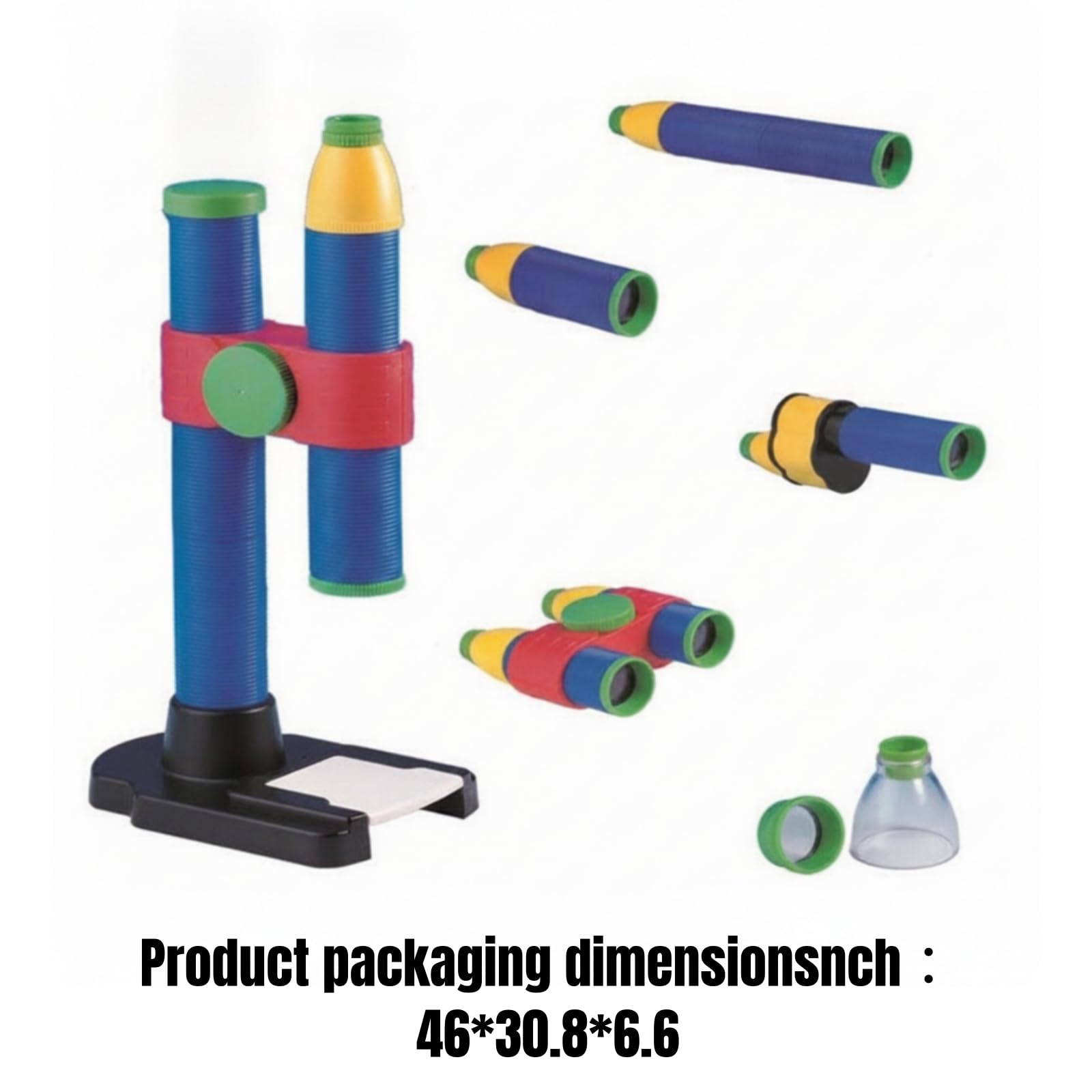 Optik-Bausatz Modular Wissenschaftsbausatz Bunt Lernspielzeug für Schüler, Kinder