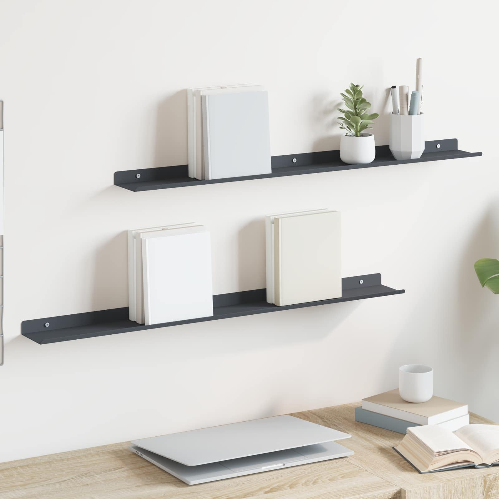 Étagère murale étroite peu encombrante pour optimiser petit espace
