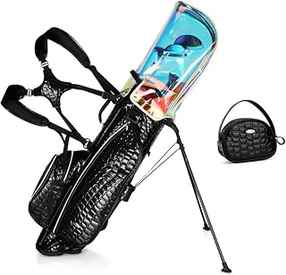 ZQYR Convenient, Portable Separation Rod HoleUltralight Golf Bag With Stand,Stable Base,strong Stability And Durability 424