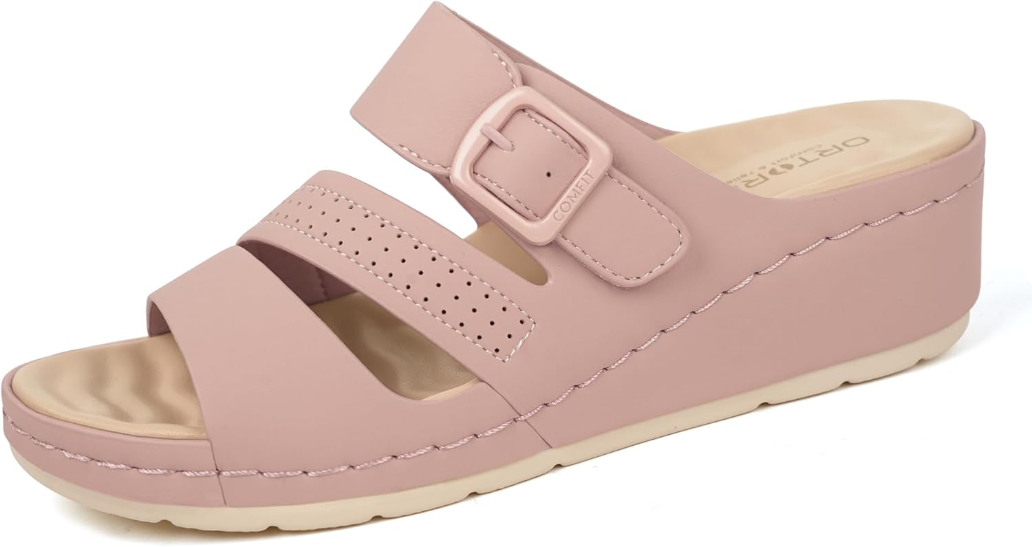 Women Arch Orthotic Support Comfort Slides Orthopedic Sandals