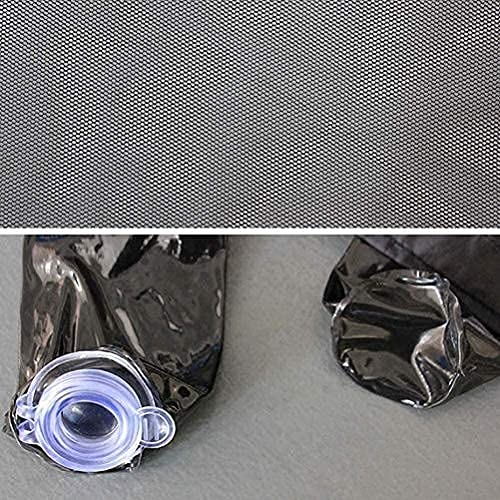 Sombrilla de jardín al aire libre con toldo protector y red ventilada 5