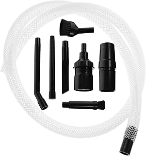 8pcs Universal Vacuum Cleaner Attachments Set with Brush and Adapter for Small Spaces, Multi-function Vacuum Accessories Kit for Home Cleaning