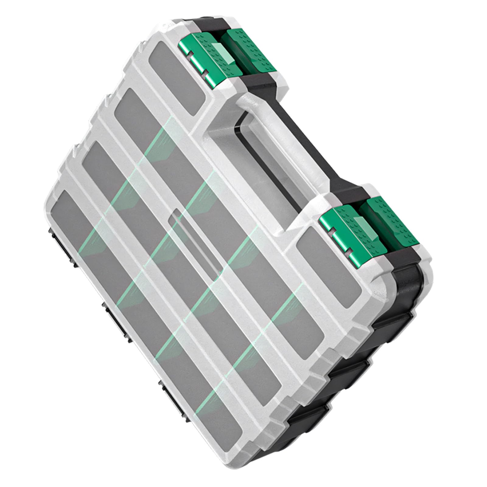 Efficient Storage Solution Tool Flashlights Storage Box Defense Removable Partition for Impacts Resistance Tool Box Organizers