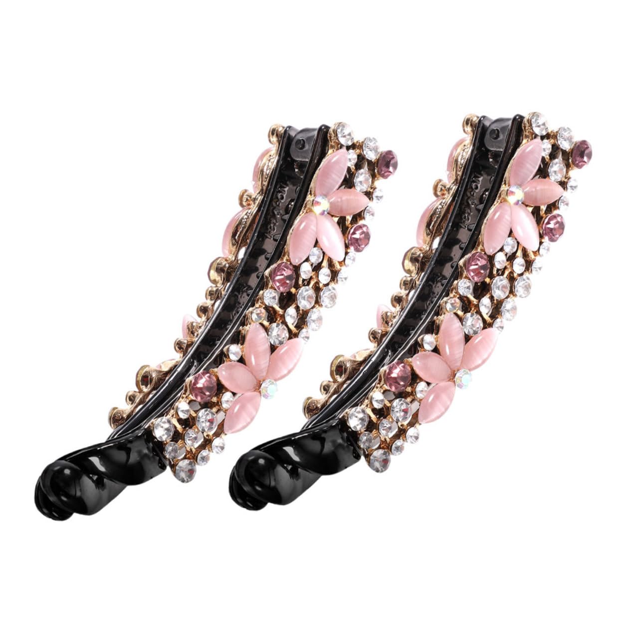FOMIYES 6 Stk Haarklammer Haarnadeln Haar Vintage-haarschmuck Lange Haarspangen Haarklemme Haarspangen Zum Stylen Bananenclips Haare Für Frauen Strasssteine