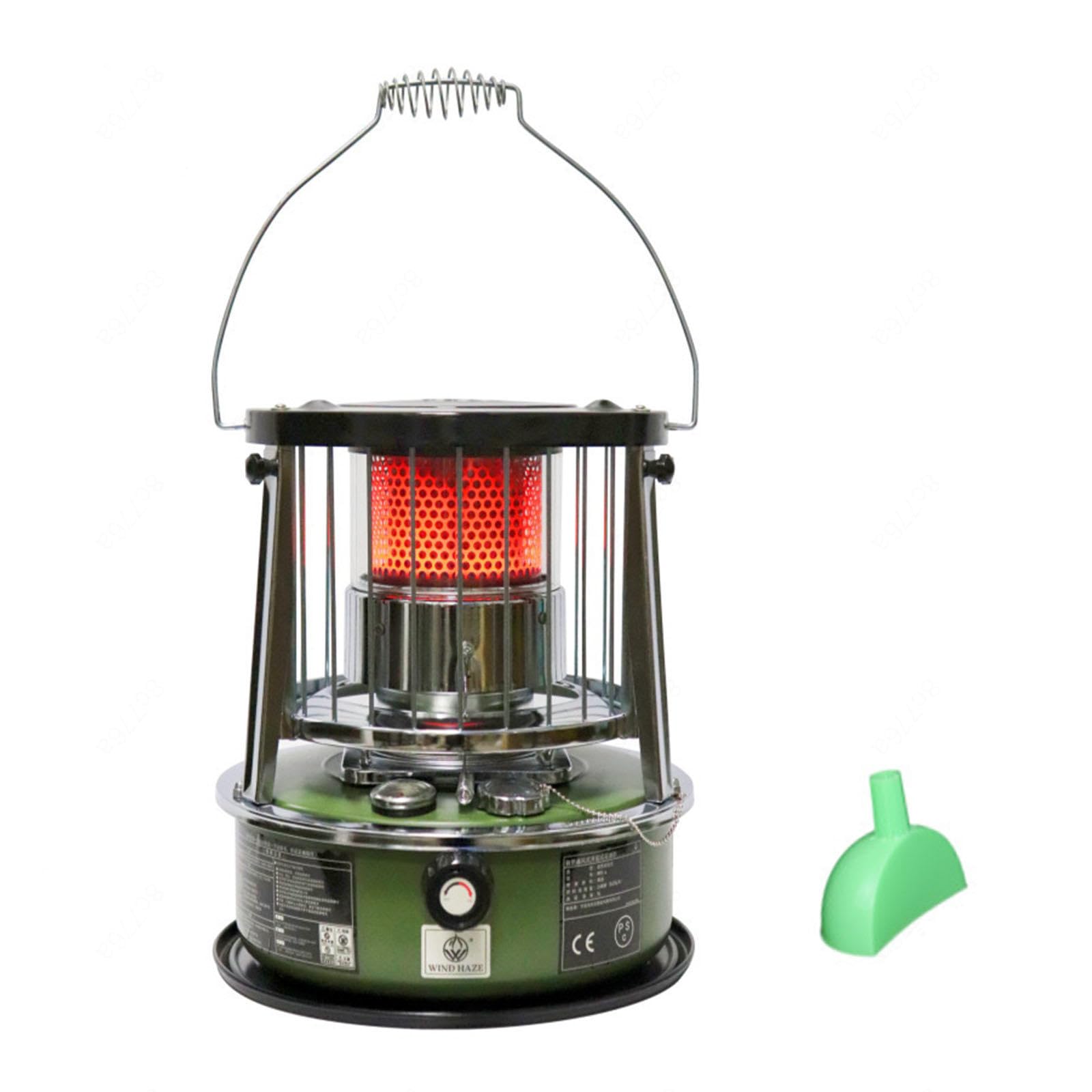 9000 BTU Poele a Petrole Version Améliorée Poele a Petrole Pas Cher Chauffage Pour Le Camping, Le Garage, La Maison Et Les Situations D'urgence,militarygreen-Singleitem