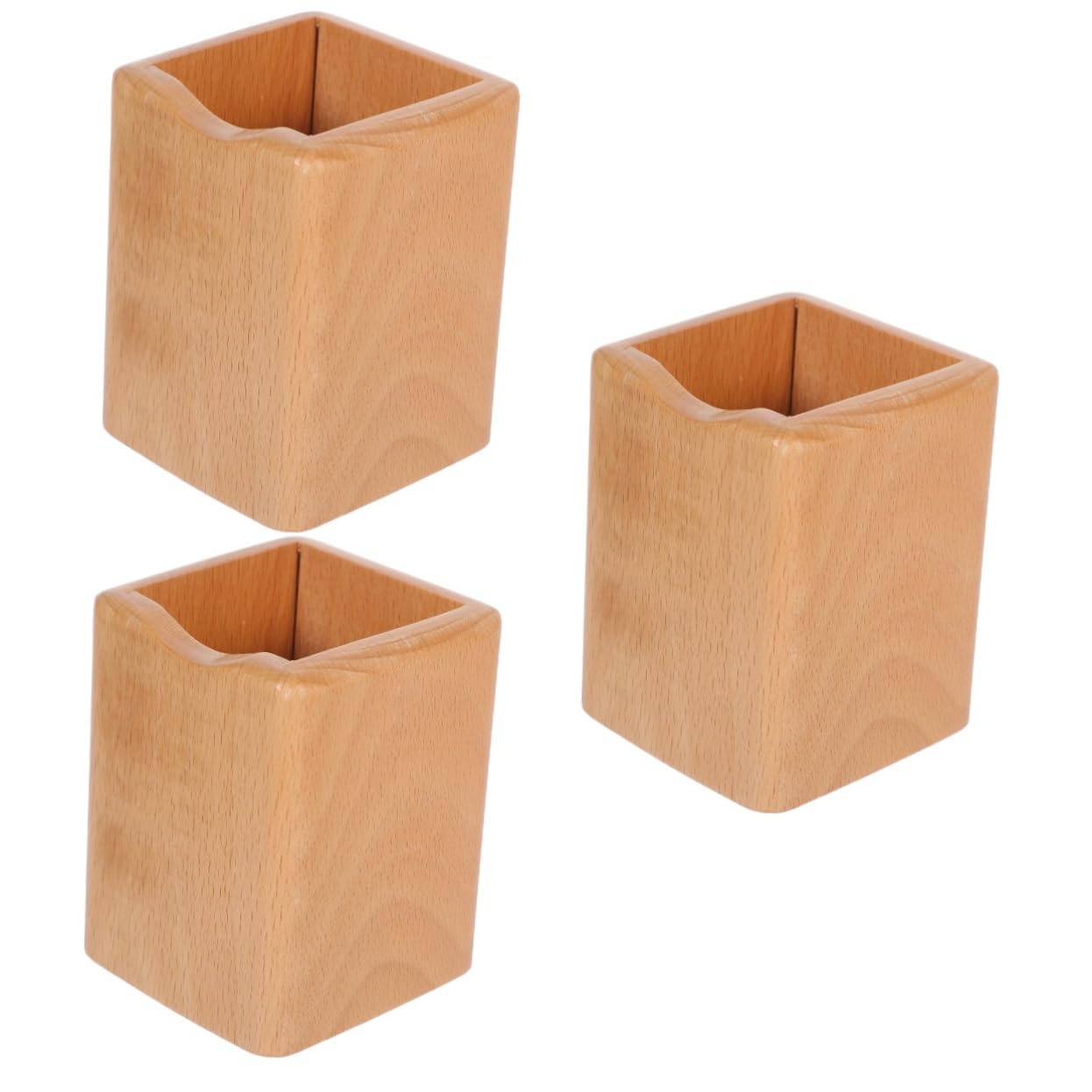 Porte Stylo de Hêtre pour Organiser le Bureau de la Maison en Douceur