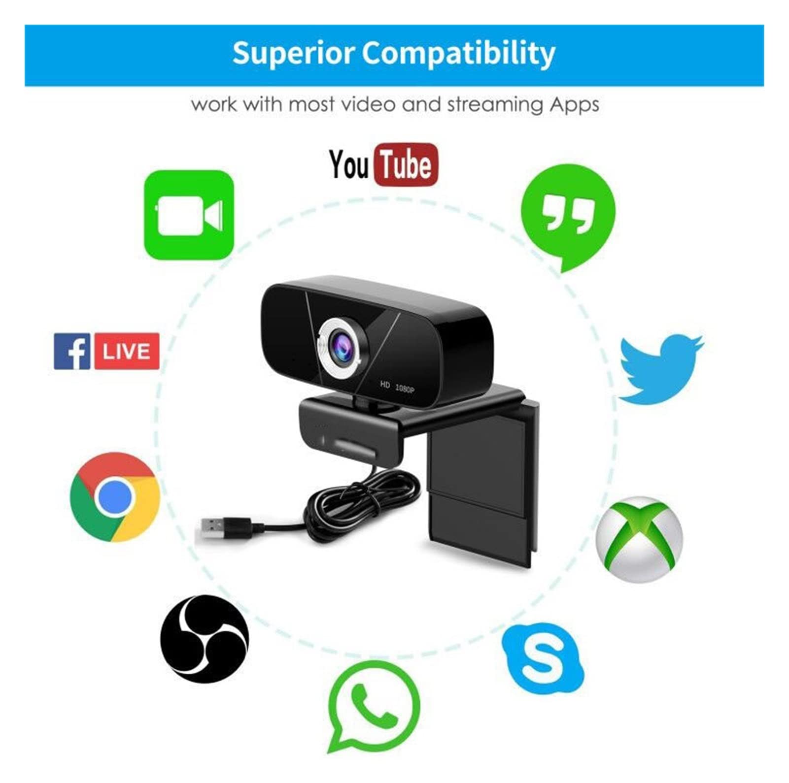 SH003. Mini PC USB. Webcam 2.0. MP. Videocamera for laptop desktop con microfono USB Con microfono USB