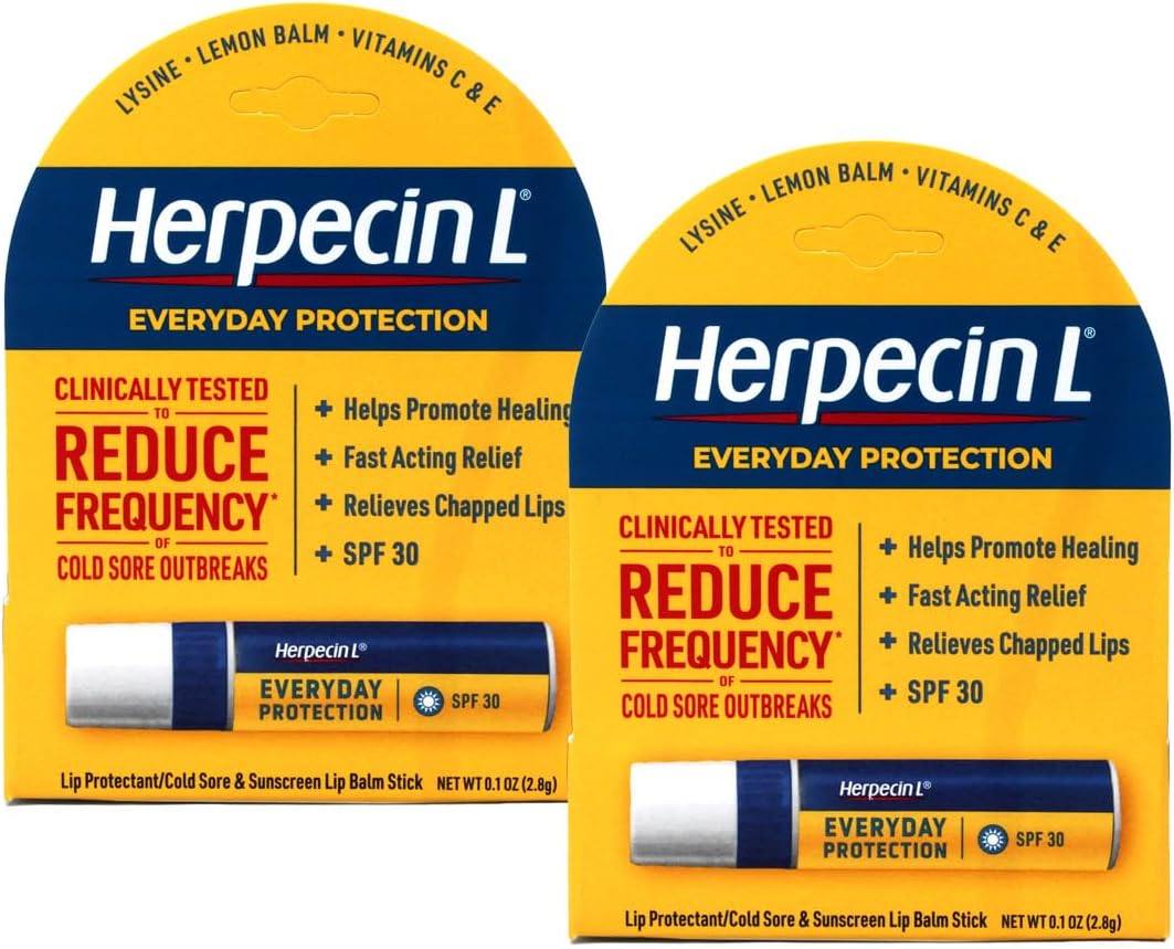 Lip Balm Stick, 30 SPF, 0.1 Ounce (Pack of 2)