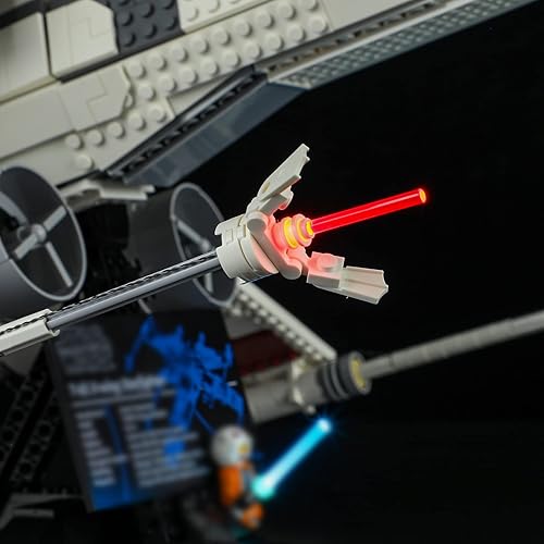 Miniatura 8 de BRIKSMAX Kit de iluminación LED para LEGO-75355 X-Wing Starfighter - Compatible con el modelo de bloques de construcción de Lego Star Wars, no