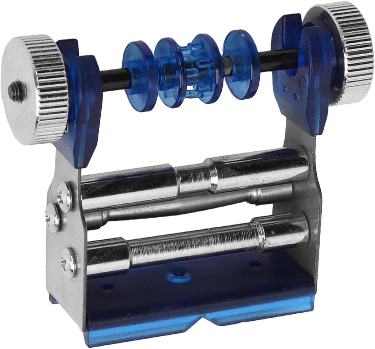 Archery Bowstring Serving Thread Jig, Archery Material Tool for Easy Rope Replacement for Recurve Bow (Blue)