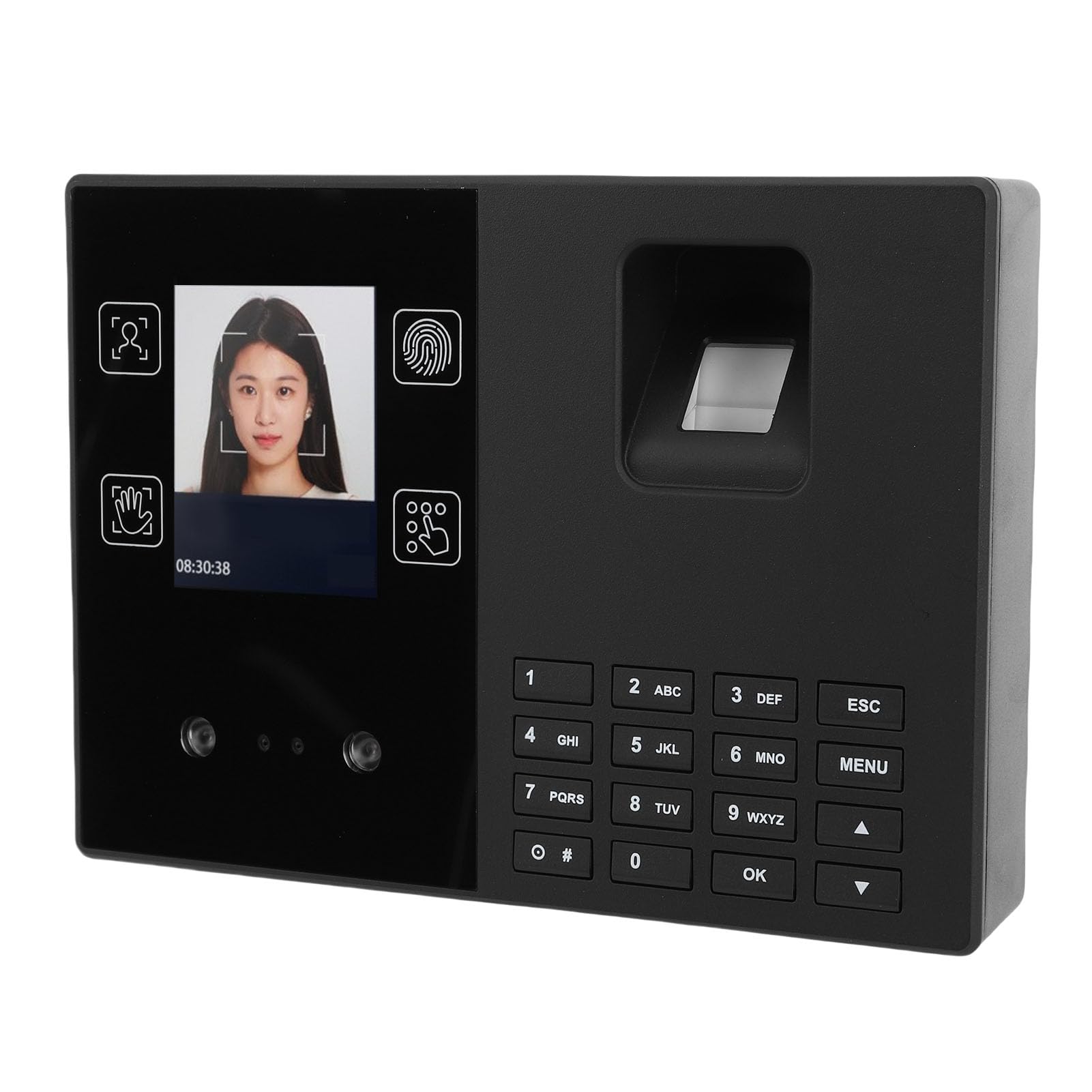 Rilevatore Presenze 4 in 1, Face Fingerprint Palm Print PIN, for