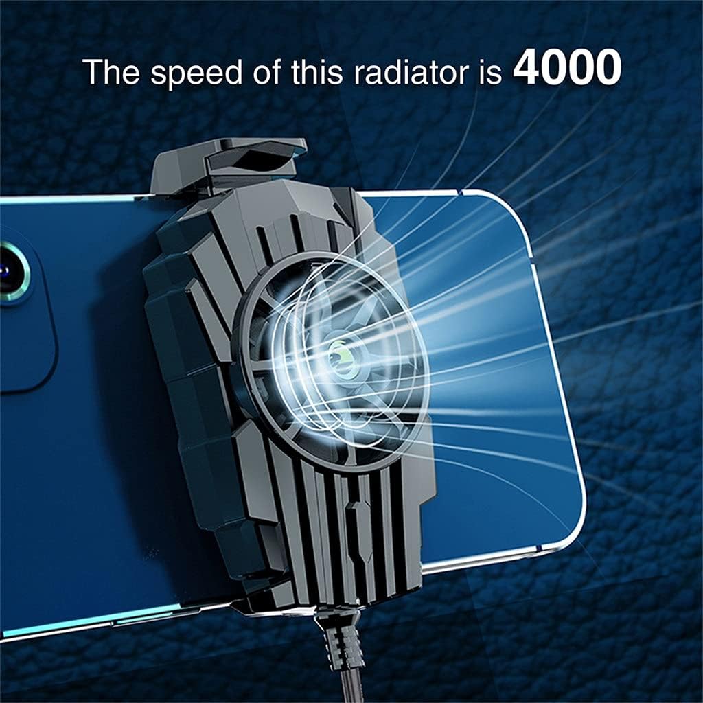 Cooling Fan Powered Game Mobile Phone Cooler Cell Phone Radiator Snap-on Cooling Tool