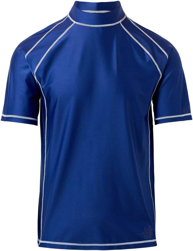 UV SKINZ UPF 50+ Mens Short Sleeve Active Sun & Swim Shirt
