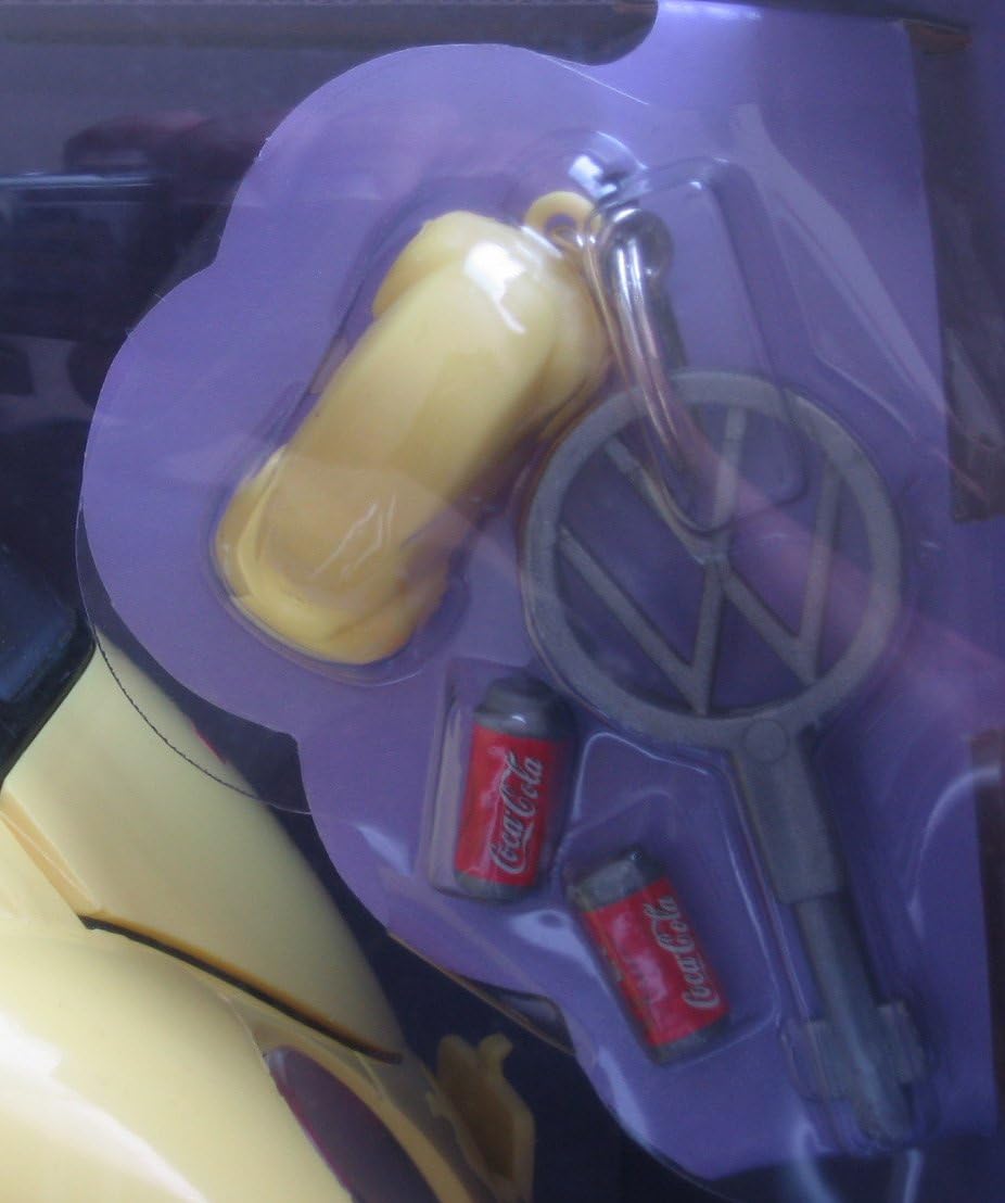 Barbie Volkswagen Beetle Vehicle (Yellow) w/ Real Key Chain (2000)