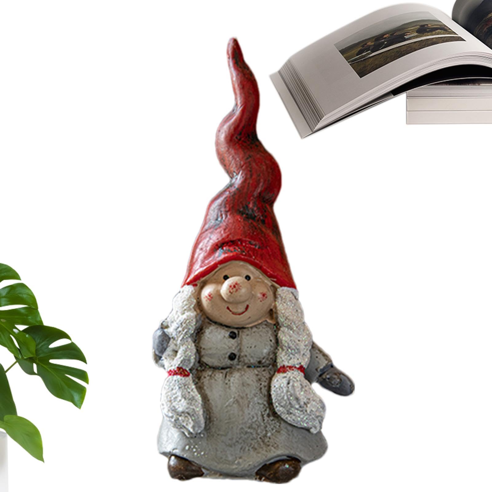 Figurine Drôle De Père Noël En Résine – Déco De Noël Humoristique Pour Maison, Table Ou Jardin - 8