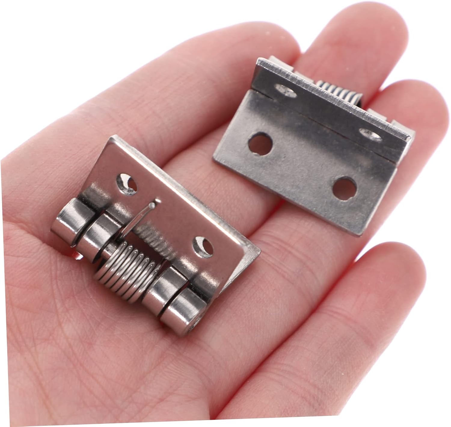 DOITOOL 30pcs Door Hinge Stopper Self Closing Door Hinge Spring Garage Spring Loaded for Residential