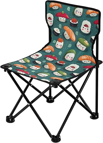 Miniatura 4 de Al aire libre plegable lindo sushi camping sillas para adultos silla de camping portátil silla de césped ligero 202a3656