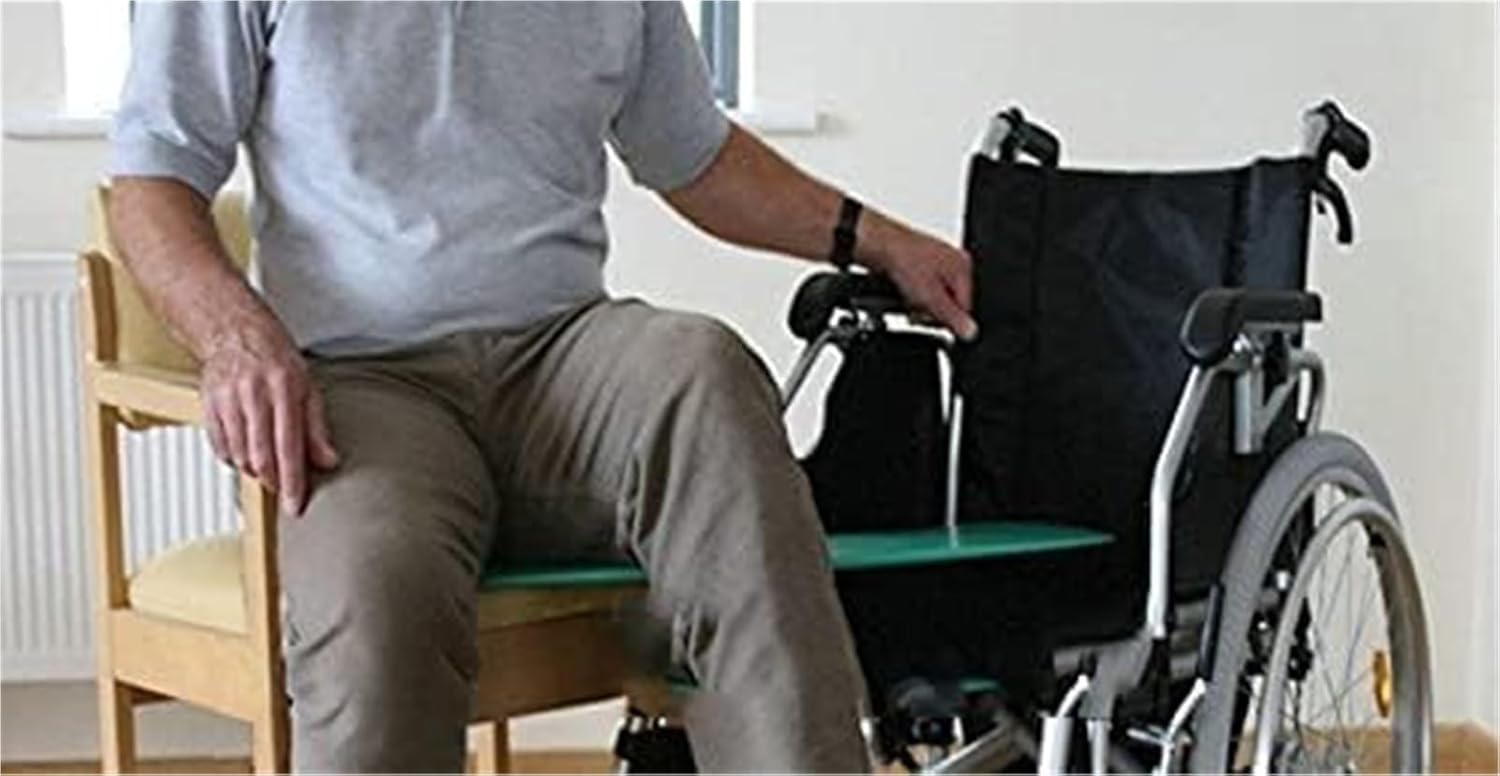 Tabla de transferencia de alta resistencia para ayudas de movilidad - Tabla de deslizamiento ergonómica con asas para transferencias de silla de ruedas, cama, coche, sofá