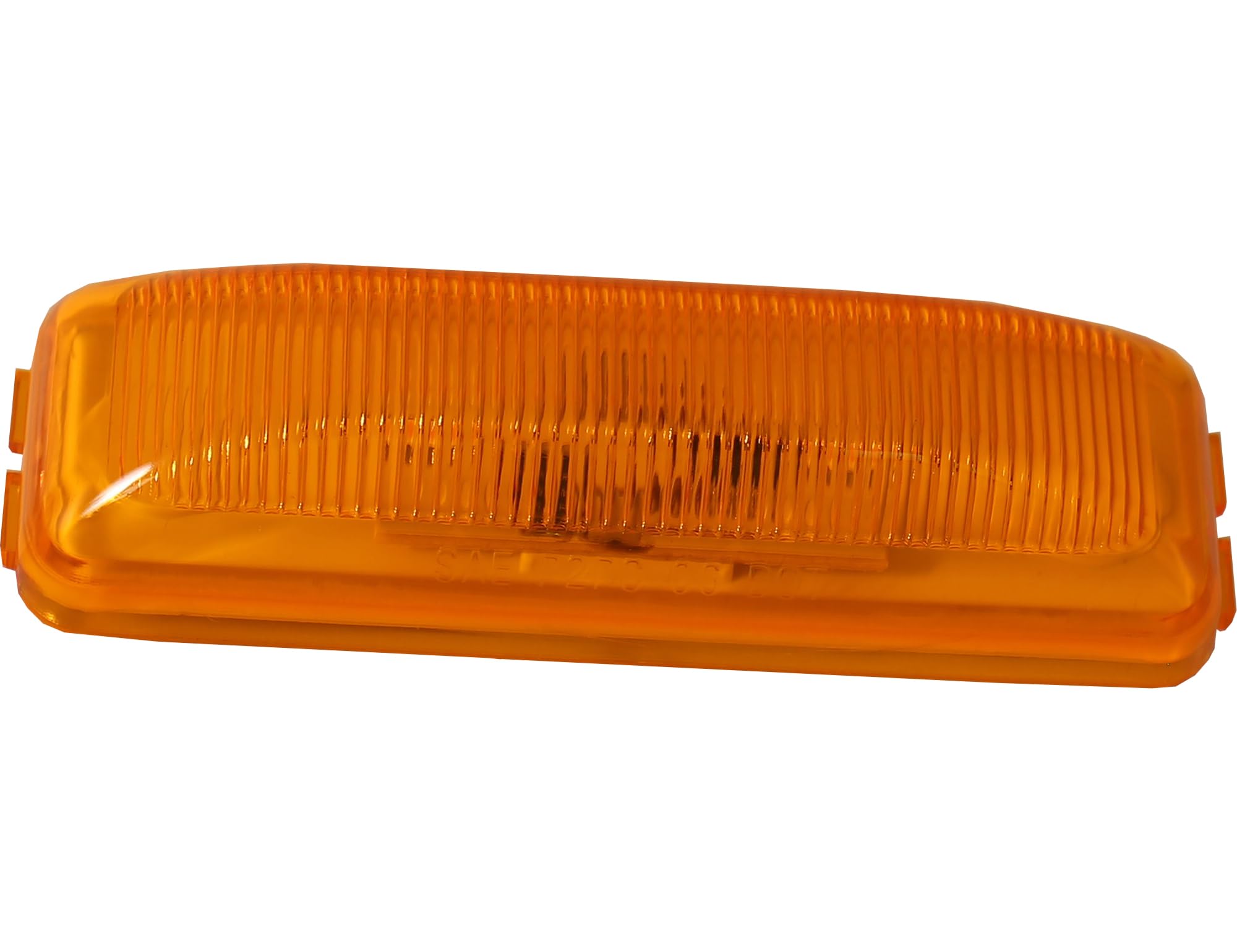 Marqueur rectangulaire 2 LED ambre 9,5 cm étanche et lumineux - 5