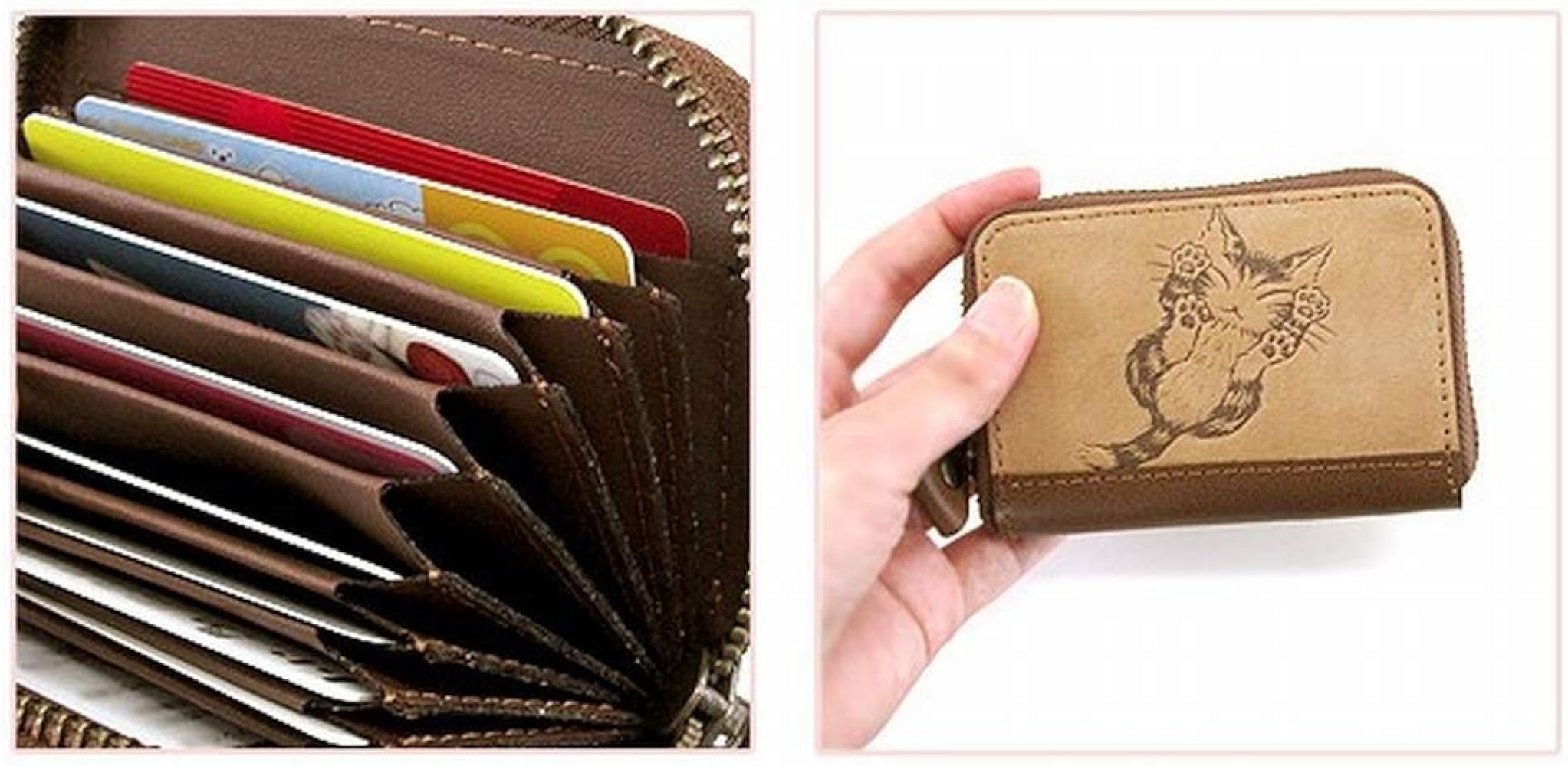 Amazon | WACHIFIELD わちふぃーるど ダヤン 本革 にゃんキュー カード