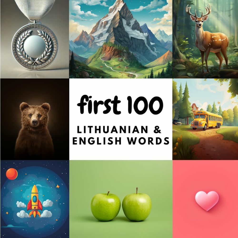 First 100 Lithuanian & English Words