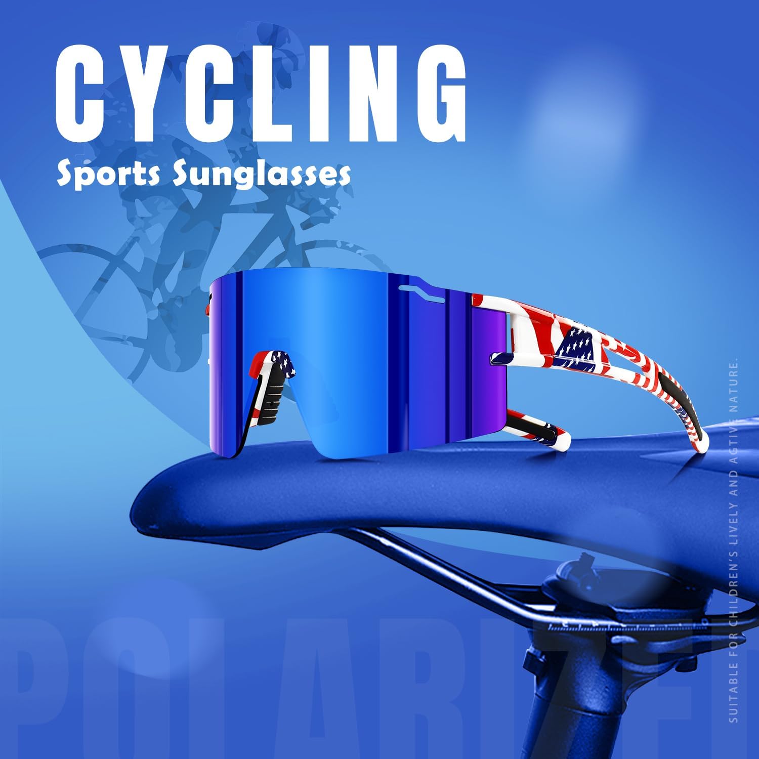 SPOSUNE Youth Baseball Sunglasses 3PACK Kids Sunglasses for 6-16 Boys Girls UV400 Protection Softball Cycling Glasses - Image 6