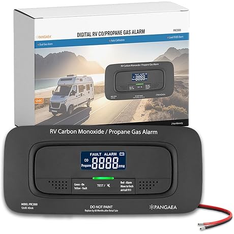 PANGAEA RV Propane and Carbon Monoxide Detector: Enhanced Safety for Your Adventures