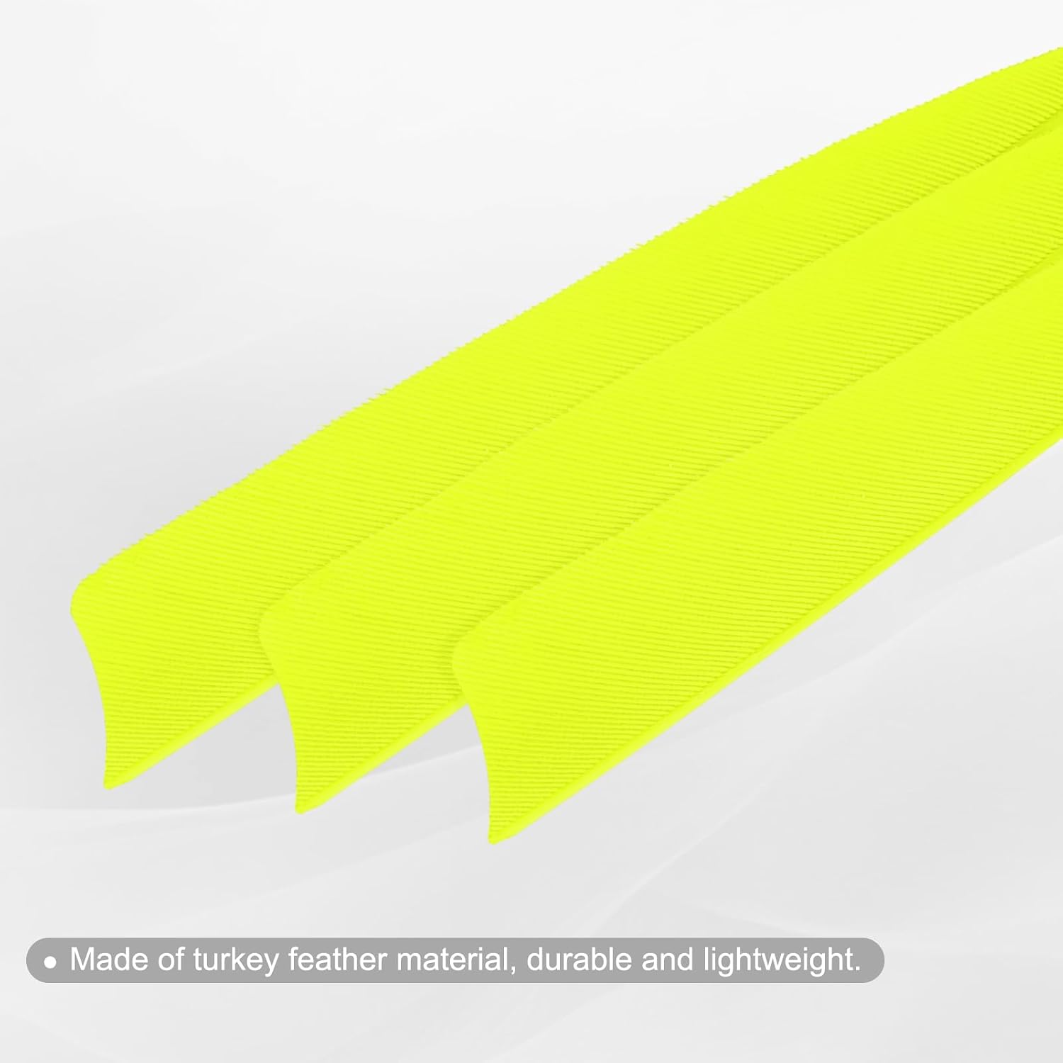 PATIKIL 25pcs Arrows Vanes Right Wing Arrow Feather Turkey Fletching Archery Accessories for DIY Target Shooting Hunting